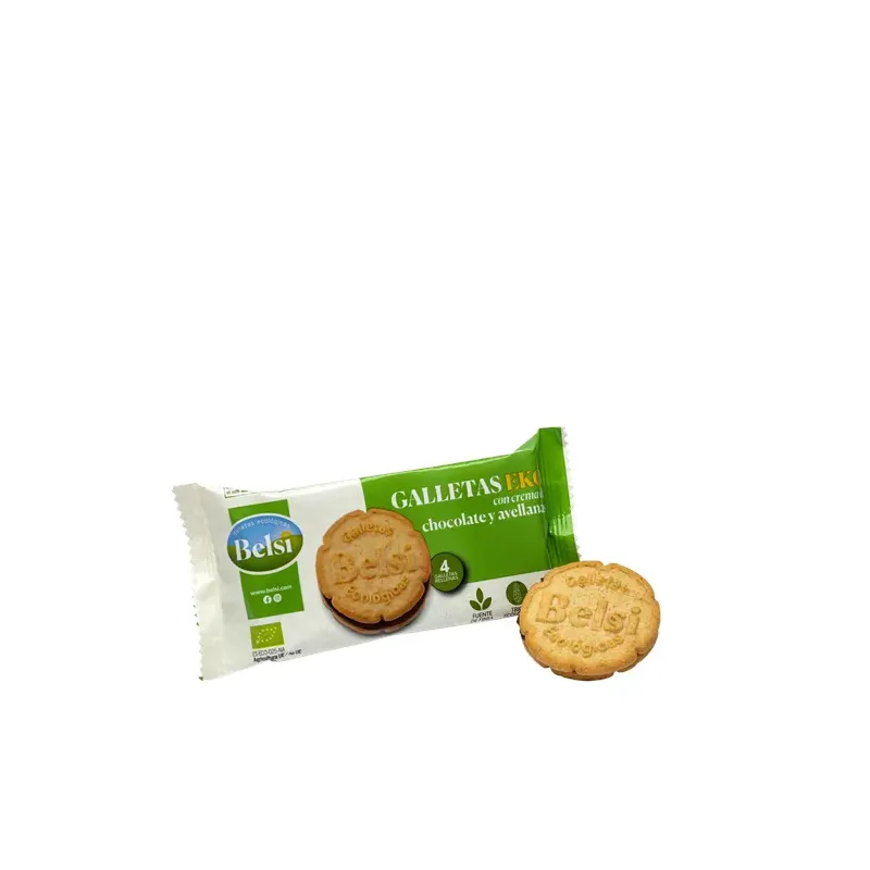 GALLETA RELLENA CHOCOLATE Y AVELLANA ECO 70 G  OFERTA LOTE CADUCIDAD 17/02/27